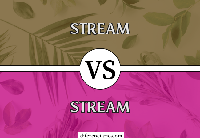 Diferença entre stream e stream