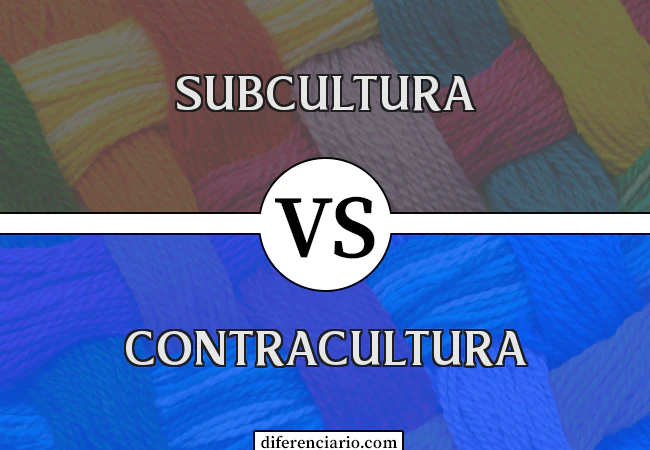 Diferença entre subcultura e contracultura