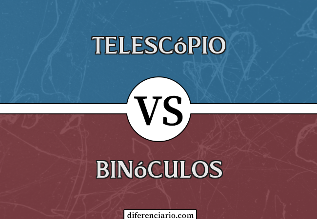 Diferença entre telescópio e binóculos