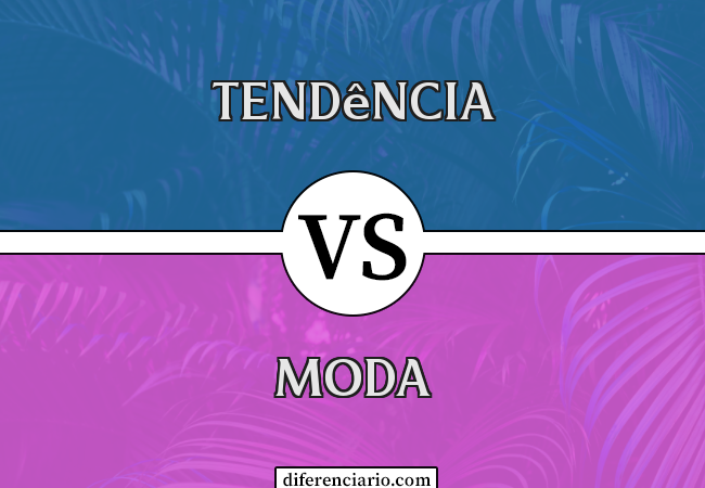 Diferença entre tendência e moda