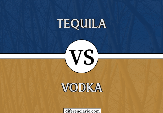 Diferença entre tequila e vodka