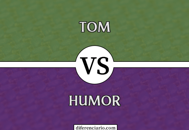 Diferença entre tom e humor