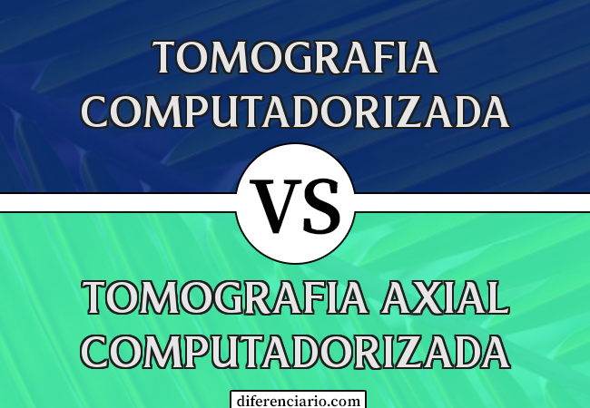 Diferença entre Tomografia Computadorizada e Tomografia Axial Computadorizada