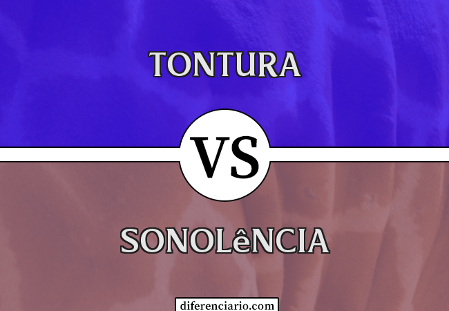 Diferença entre tontura e sonolência