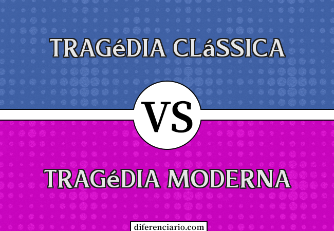 Diferença entre Tragédia Clássica e Tragédia Moderna