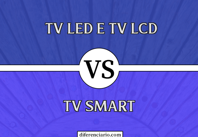 Diferença entre TV SMART, TV LED e TV LCD