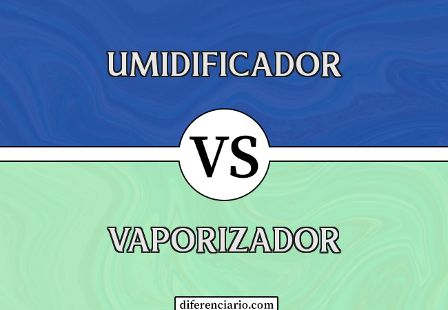 Diferença entre umidificador e vaporizador