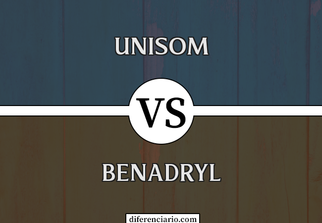 Diferença entre Unisom e Benadryl