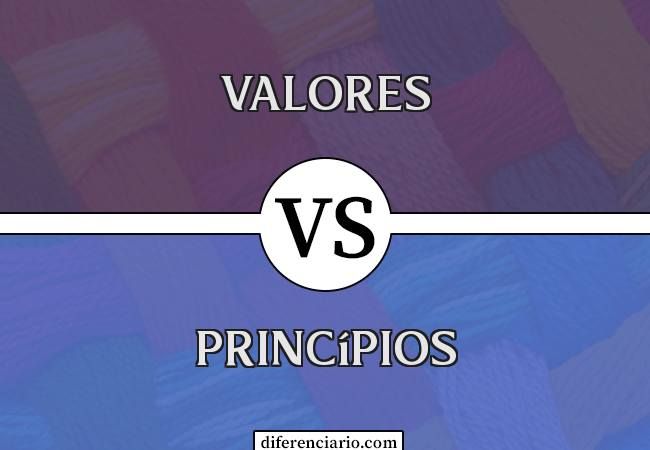 Diferença entre valores e princípios