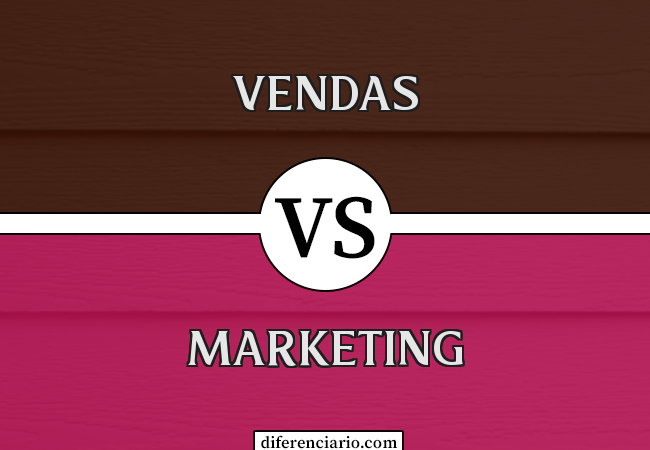 Diferença entre vendas e marketing