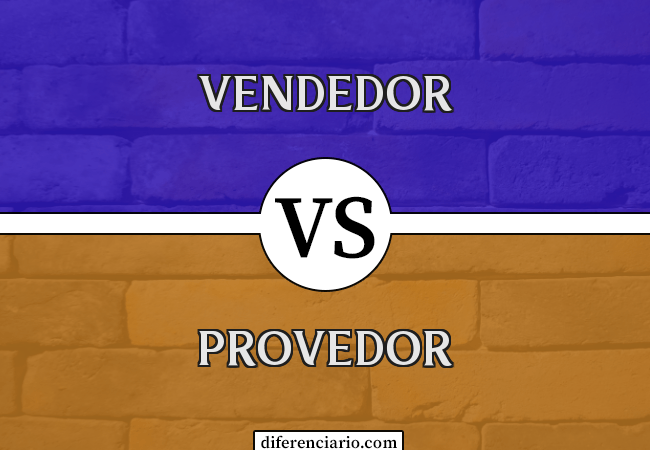 Diferença entre vendedor e provedor