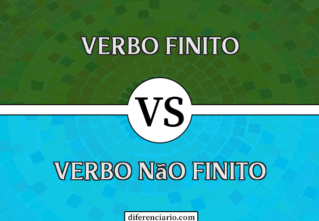 Diferença entre verbo finito e verbo não finito