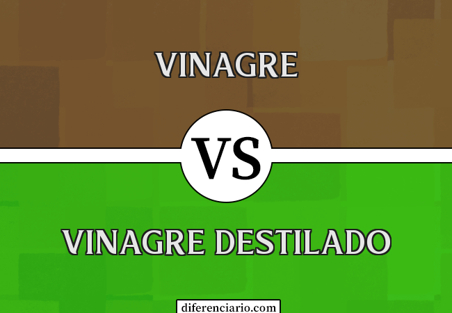 Diferença entre vinagre e vinagre destilado