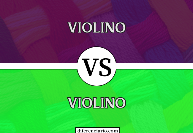 Diferença entre violino e violino