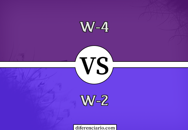 Diferença entre W-4 e W-2