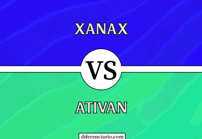 Diferença entre Xanax e Ativan