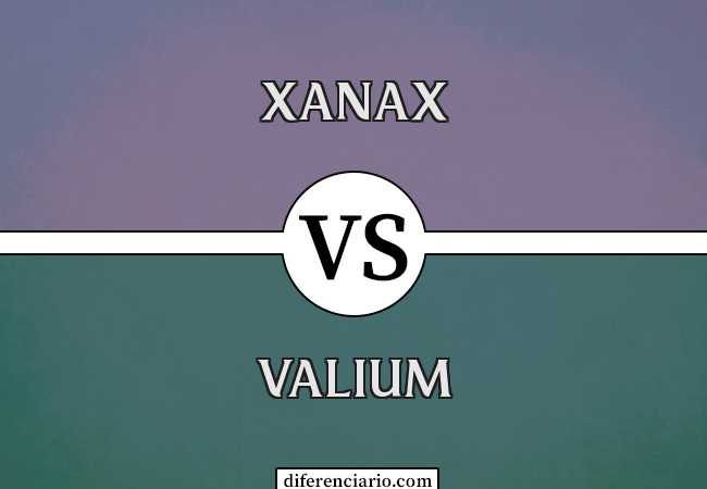 Diferença entre Xanax e Valium