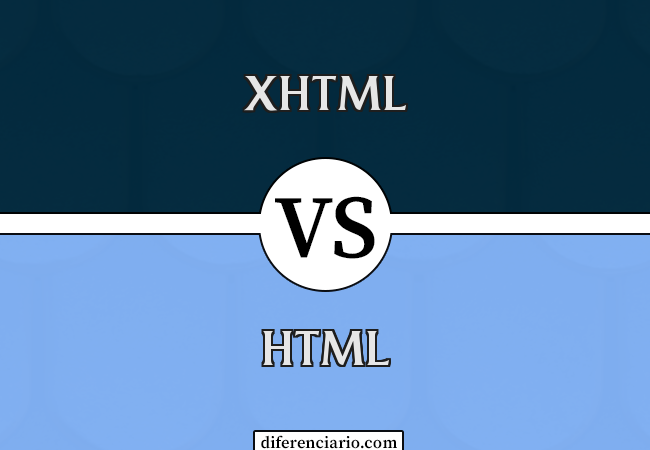 Diferença entre XHTML e HTML