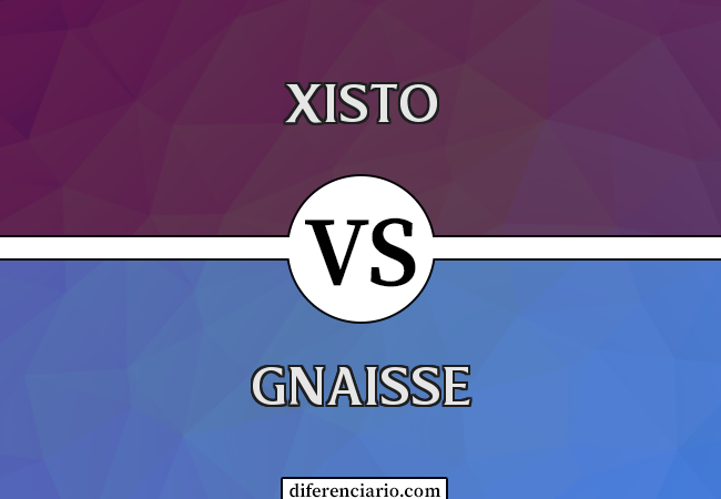 Diferença entre Xisto e Gnaisse