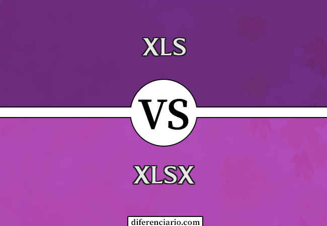 Diferença entre XLS e XLSX