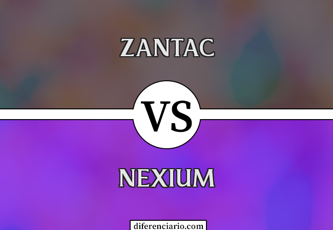 Diferença entre Zantac e Nexium