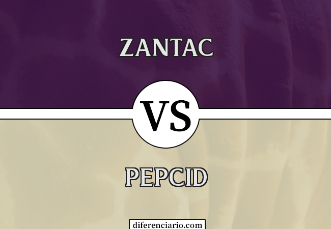 Diferença entre Zantac e Pepcid