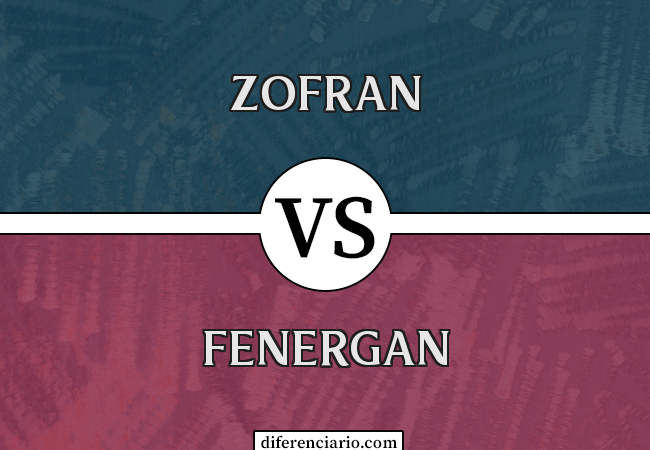 Diferença entre Zofran e Fenergan