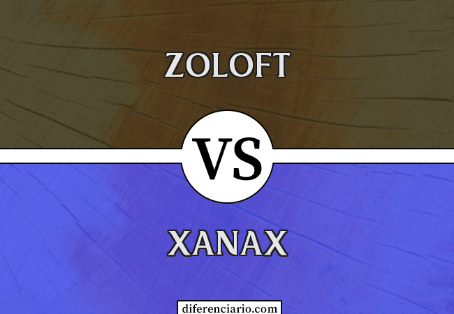 Diferença entre Zoloft e Xanax