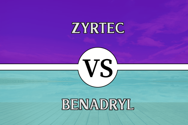 Diferença entre Zyrtec e Benadryl