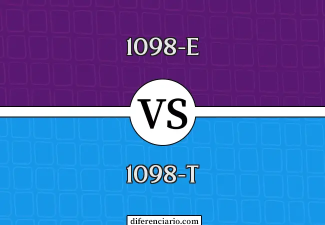 Diferencia entre 1098-E y 1098-T