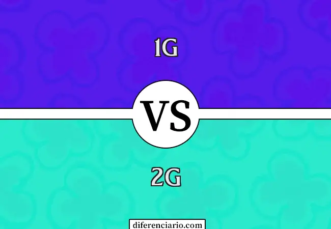 Diferencia entre 1G y 2G