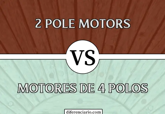 Diferencia entre motores de 2 polos y motores de 4 polos