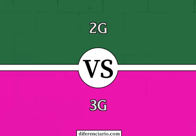 Diferencia entre 2G y 3G