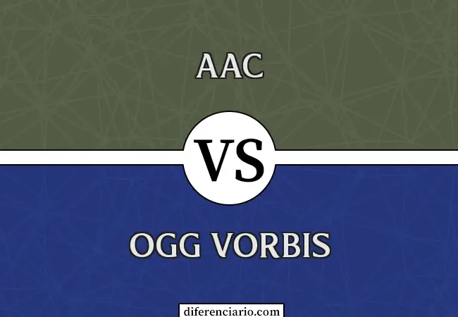 Diferencia entre AAC y Ogg Vorbis