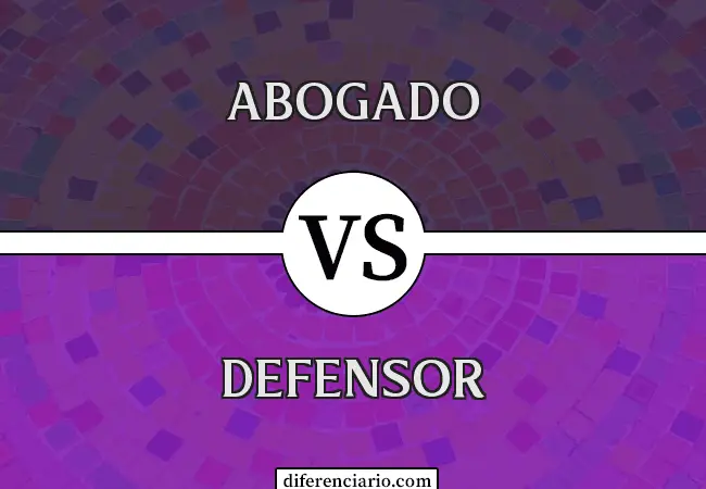 Diferencia entre Abogado y Defensor