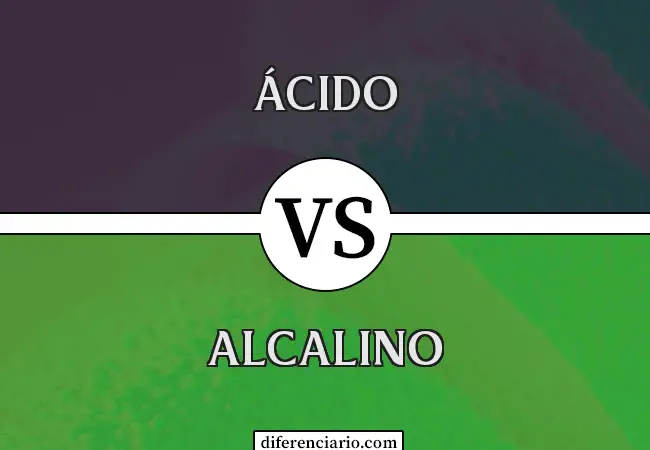 Diferencia entre ácido y alcalino
