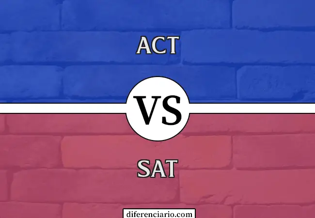 Diferencia entre ACT y SAT