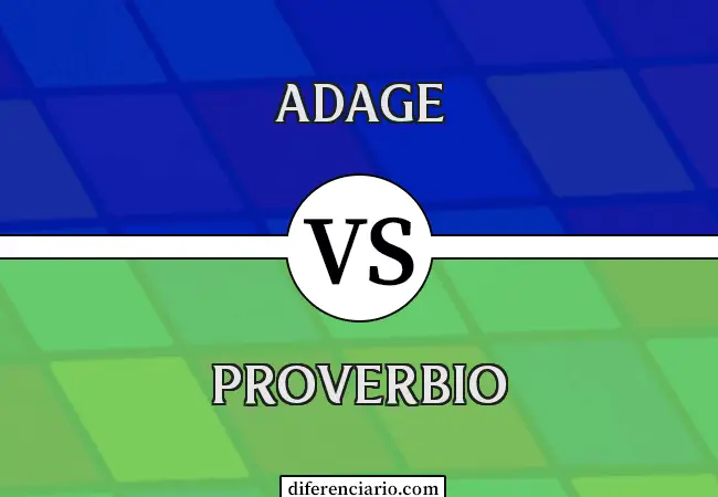 Diferencia entre adagio y proverbio