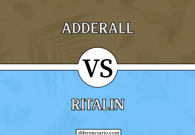 Diferencia entre Adderall y Ritalin