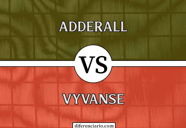 Diferencia entre Adderall y Vyvanse