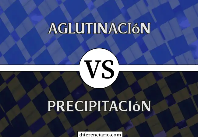 Diferencia entre aglutinación y precipitación