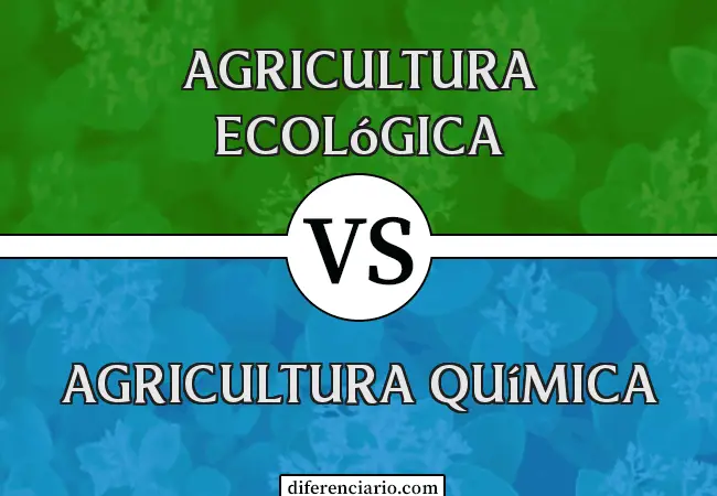 Diferencia entre agricultura ecológica y agricultura química