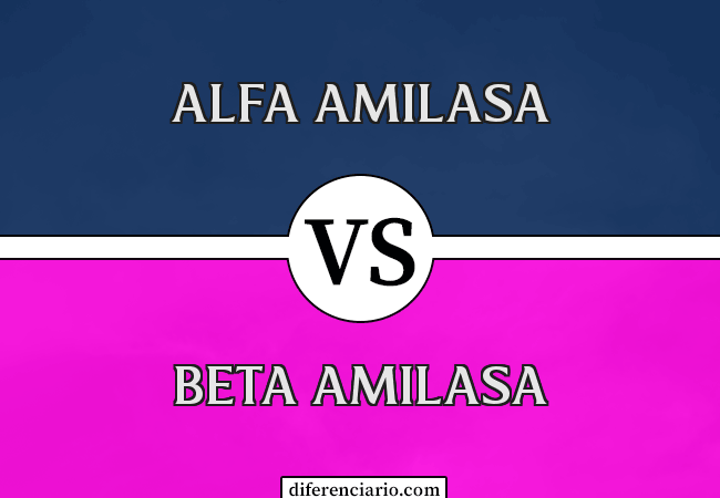 Diferencia entre alfa amilasa y beta amilasa
