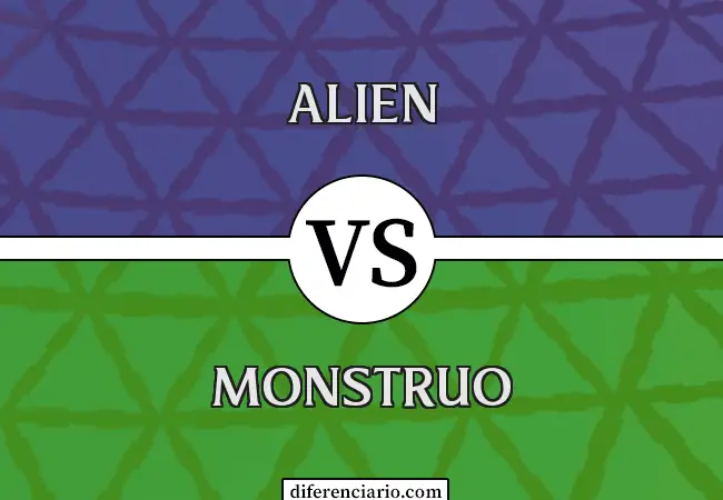Diferencia entre Alien y Monster