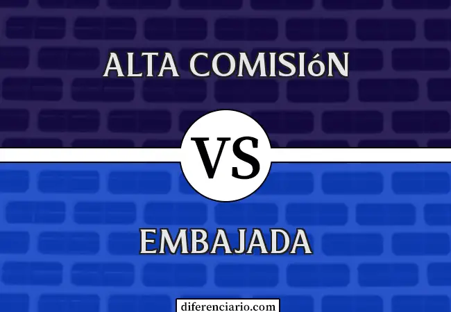 Diferencia entre Alto Comisionado y Embajada