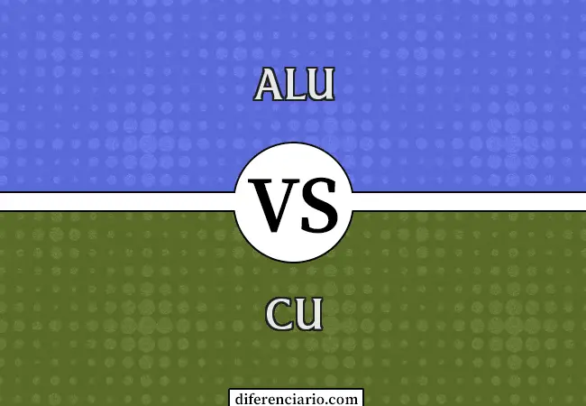 Diferencia entre ALU y CU
