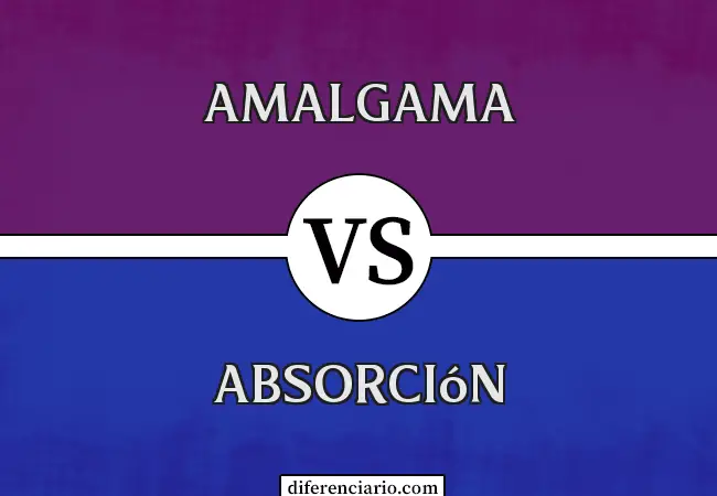 Diferencia entre Amalgama y Absorción