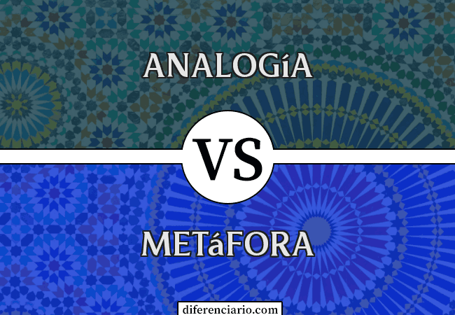 Diferencia entre analogía y metáfora