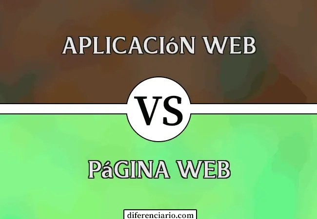 Diferencia entre aplicación web y sitio web