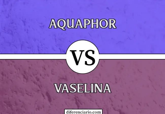 Diferencia entre Aquaphor y Vaselina